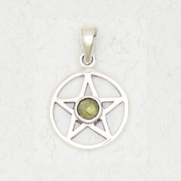 Pentacle with Accent Stone