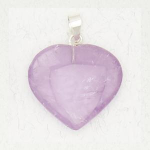 Amethyst Heart Pendant