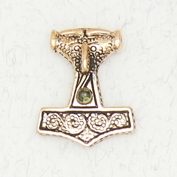 Thor’s Hammer with Accent Cabochon